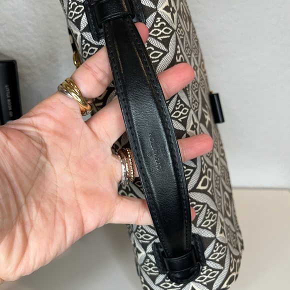 🎀Louis Vuitton Black Since 1854 Jacquard Textile Pochette Metis - Picture 9 of 16